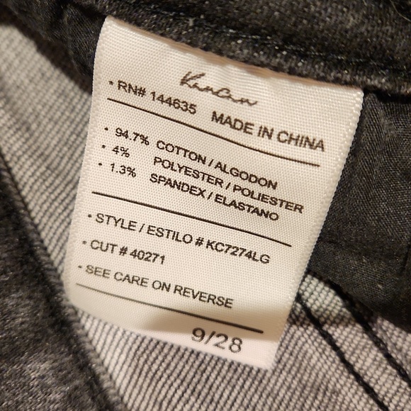 ❤️ NWOT! KANCAN ESTHER HIGH RISE GRAY ANKLE SKINNY JEANS, 6 (28) - Picture 7 of 10